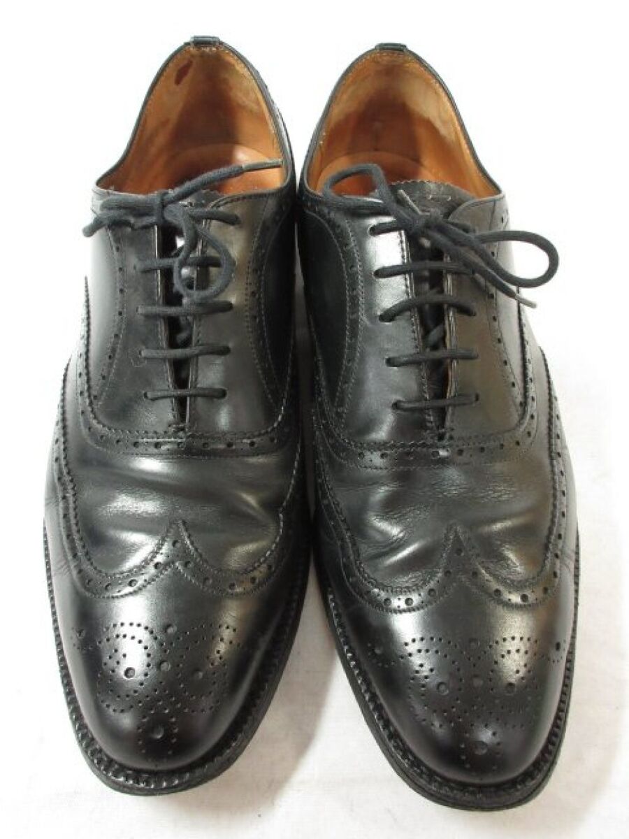 Church's Black Leather CHETWYND 3 Cities Full Brogue Shoes Church's Black Leather CHETWYND 3 Cities Full Brogue Shoes