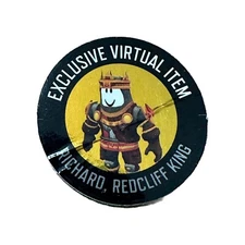 Roblox Virtual Item Richard Redcliff King Code Only. Sent Thru eBay Messages