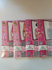 Lot de 4 PAPERDOLL Barbie vintage par Peck & Aubry 1959-65-66-67.  Sac inclus.