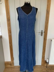 laura ashley denim dress