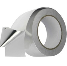 Image of 48MM ALUMINIUM FOIL TAPE BIG ROLLS REFLECTIVE SELF ADHESIVE INSULATION