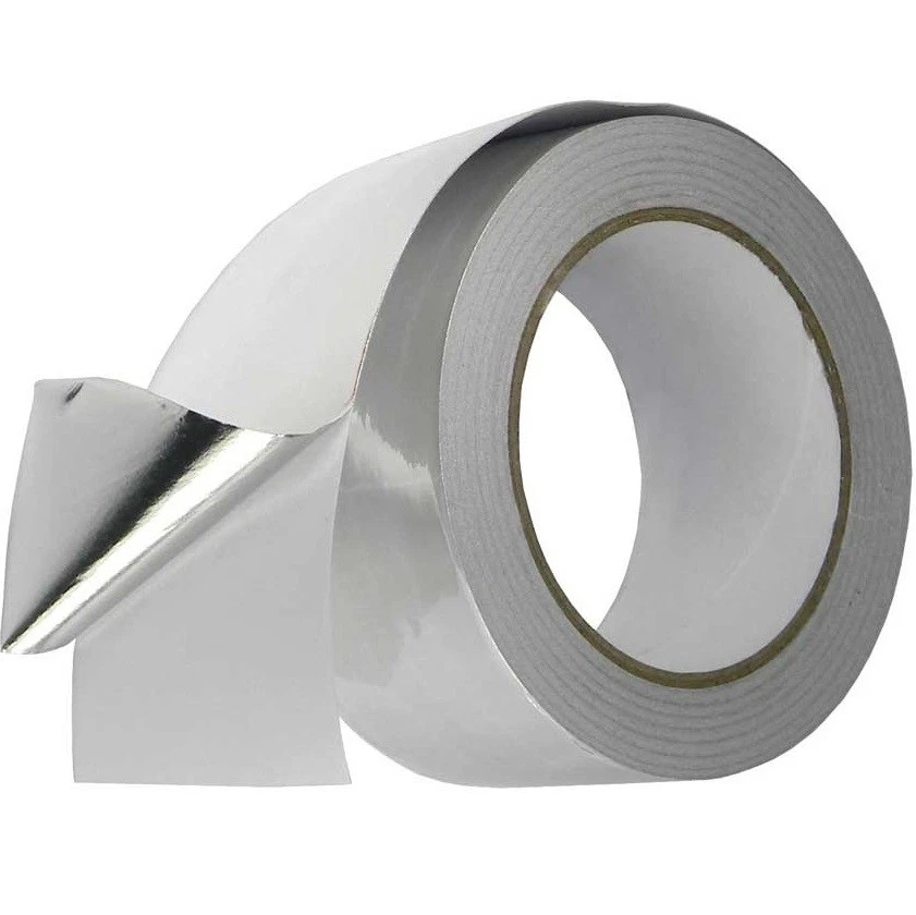 48MM ALUMINIUM FOIL TAPE BIG ROLLS REFLECTIVE SELF ADHESIVE INSULATION