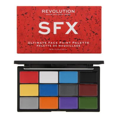 Revolution SFX Face Paint Palette 12 x 1g For Women