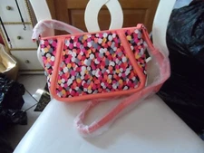Vera Bradley Trimmed Trapeze Crossbody Bag in Pixie Confetti NWT