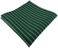 Tigertie Designer Einstecktuch In GrüN SmaragdgrüN Schwarz Weiß Gestreift