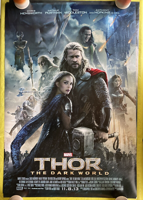 Thor The Dark World double sided authentic Movie theater Poster