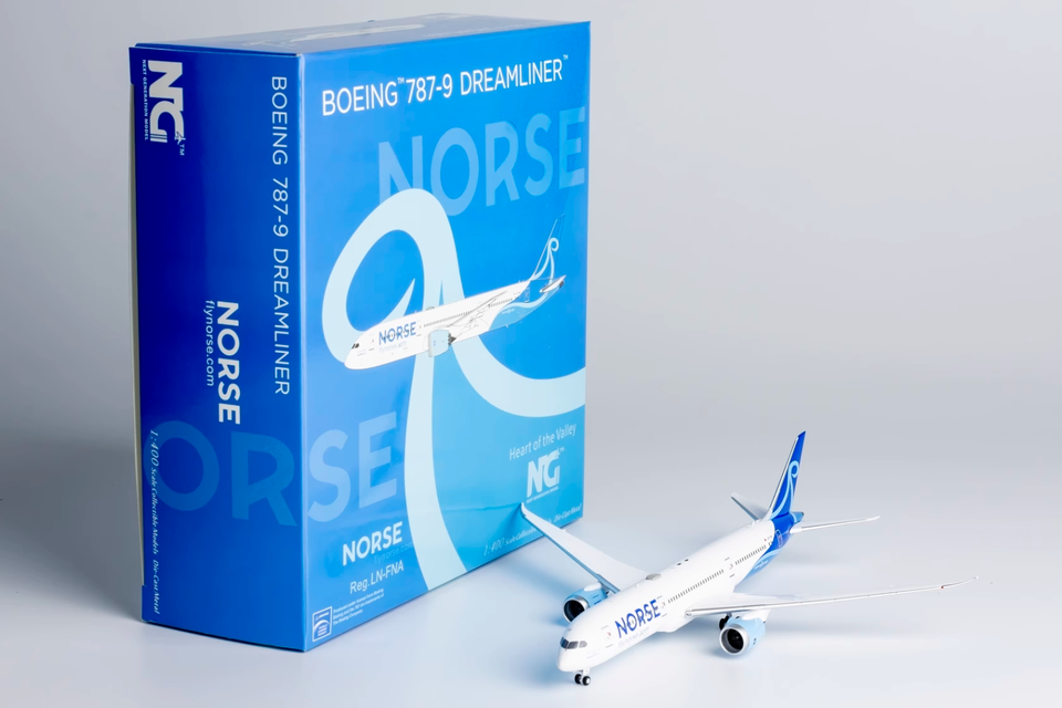 1:400 NG Model Norse Atlantic Airways BOEING 787-9 Passenger Plane