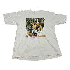 Vintage Green Bay Packers Mark Chmura T-Shirt Promo Road of Champions Size L