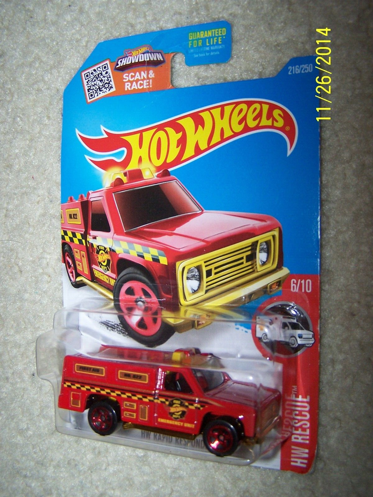 Hot Wheels Rapid Responder MOC - Pick your Vehicle