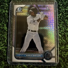 2023 Bowman Chrome Prospect Mega Box Refractors #BCP147 Kahlil Watson Bowman 1st