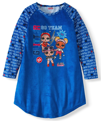 Chemise De Nuit LOL Surprise - Pyjama Fille Avec Poupées Glitterati Club - 100% Polyester