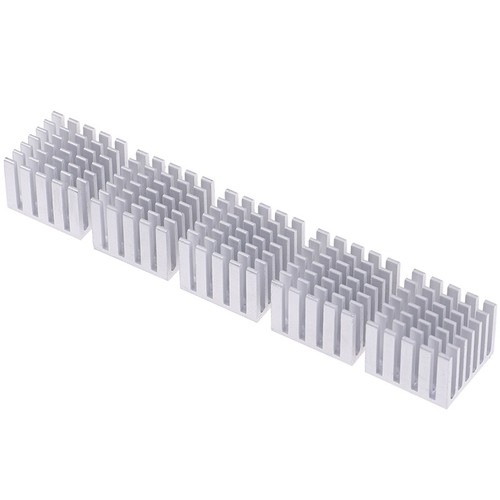 5Pcs 20x20x15mm Cooling Accessories DIY Heatsink CPU GPU Chip Aluminum Hea`h _ou - Photo 6/12