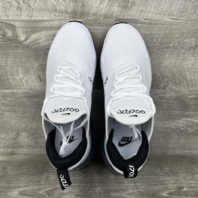 Nike Air Max 270 Golf Shoes Men's Size 14 US White Black CK6483