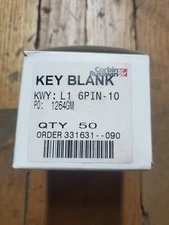 Corbin Russwin L1 6 PIN-10 Key Blank (Box of 50)