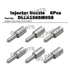 DLLA156SM058 6Pcs Fuel Injector Nozzle 105025-0580 for ISUZU Forward 6HH1 6HH1N