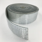 Real Glass Craft Mini Square Mirrors Mosaic Tiles Mirror Sheets Mosaic Sticke.