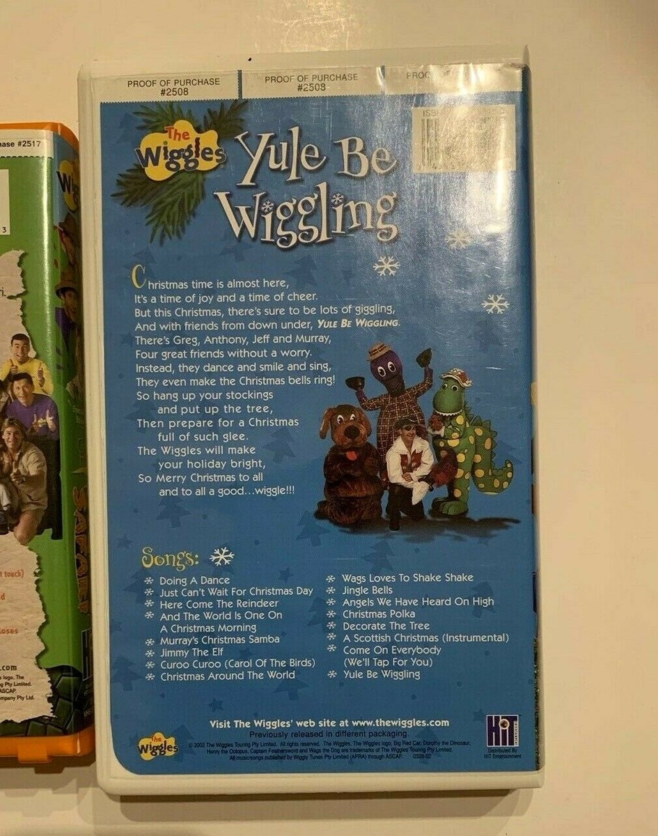 The Wiggles Yule Be Wiggling Vhs Video Tape 2002 Hit