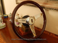 Rolls Royce Silver Shadow Ii Wood Steering Wheel Thicker Rim Nardi Italia  New