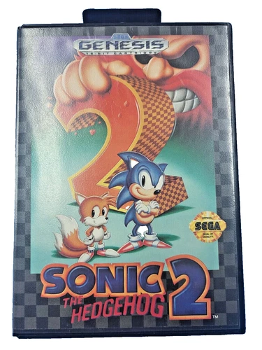 Sonic the Hedgehog 2 (SEGA Genesis, 1992) COMPLETE IN BOX MINT WITH MANUAL