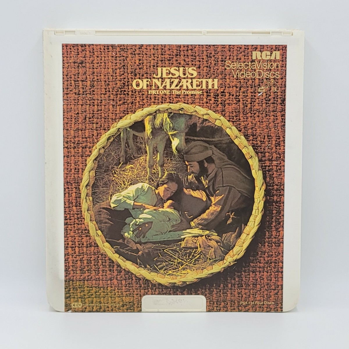 Jesus Of Nazareth CED VideoDisc (1977) RCA SelectaVision 4 Disc
