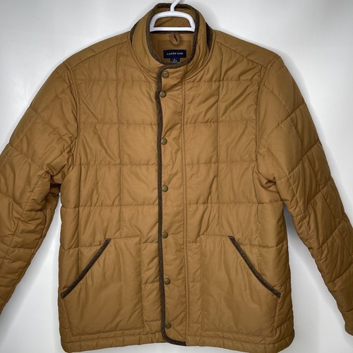 Lands End Quilted Insulated Work Coat 