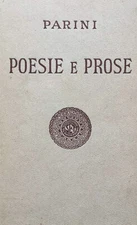 Poesie e prose Parini, Giuseppe 0
