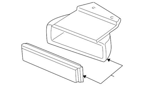 Conjunto de luz de estacionamiento para Chevrolet GMC Oldsmobile SL 1994-1997 (N/P 05976403)