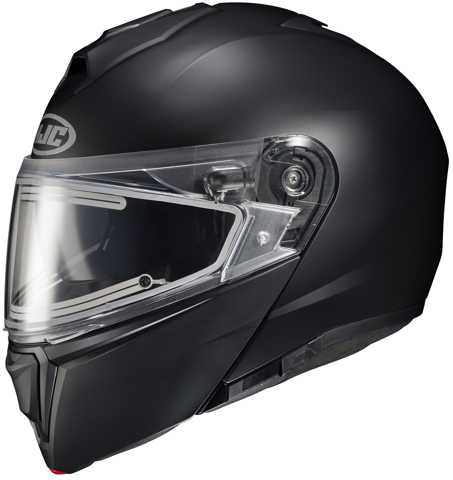 HJC I90 Snow Modular Helmet Electric Shield Semi Flat Black Medium