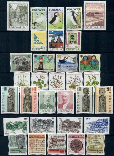 FAROE ISLANDS. 1975-1989 Year Sets, MNH (YS82) - Picture 2 of 7