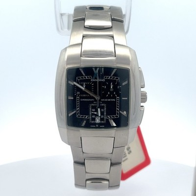 Candino C7510 Men's Black Dial Quartz Chronograph Watch