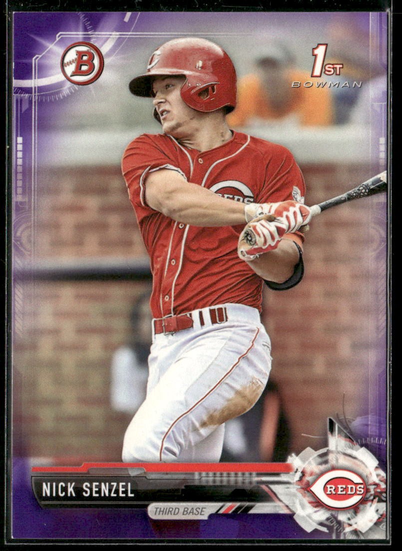 2017 Bowman #BP1 Nick Senzel Prospects Purple #001/250