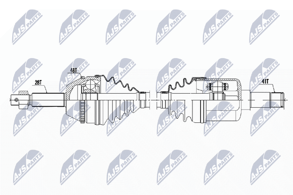 Antriebswelle NTY NPW-FR-062 FüR Ford Transit Tourneo Bus Tdci RWD-image