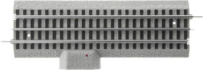 Lionel Fastrack 10'' Straight O Gauge Power Lock-On Track, 3-Rail Model Train Tra