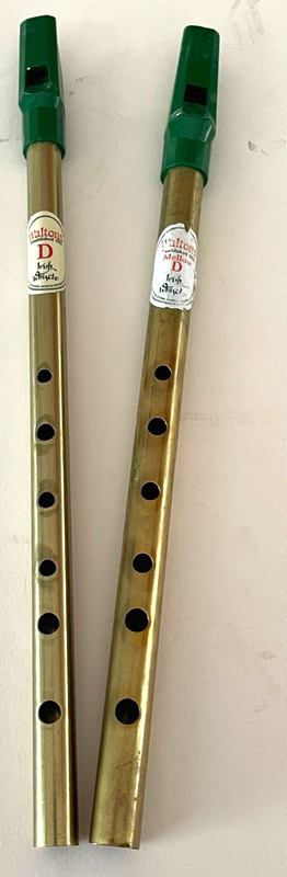 Vintage Waltons Irish Whistles (2) Key od D and Mellow D