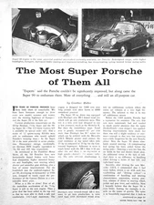 1960 Report Porsche Super 90 By Gunther Molter