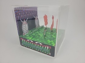 Monster Party Shrimp Attack 3D Cube Handmade NES Nintendo Diorama Video Game