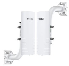Wireless Bridge Outdoor with 2 Bracket: UeeVii CPE452 Point to Point 5.8G Long R