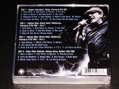 AC/DC Collected Broadcasts 1981-1996 Live 4 CD Box Set 2025 EU AC/DC Collected Broadcasts 1981-1996 Live 4 CD Box Set 2025 EU
