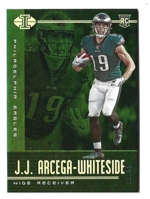 /99 Green 2019 Panini Illusions J.J. Arcega-Whiteside #48 Philadelphia Eagles RC