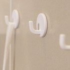 6pcs Adhesive Hooks Wall Hooks Kitchen Hanging Hooks Towel Hooks Bathrooms Hooks