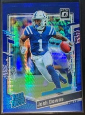 2023 Panini Donruss Optic - Rated Rookie Josh Downs #248 Blue Hyper Prizm (RC)