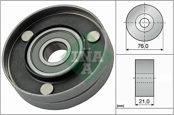 532 0567 10 INA Umlenk-/FüHrungsrolle, Keilrippenriemen FüR Audi,Audi (Faw),Vw-image
