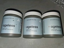 Lot Of 3 Bottles Of NEW & SEALED - AVANTERA Ageless- (60) caps each