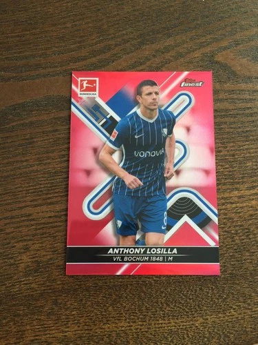 2021-22 Topps Finest Bundesliga Anthony Losilla Red 1/5 = 1/1 VfL Bochum France