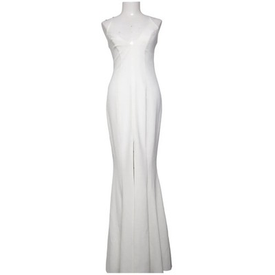Peace + Love, Maxikleid, Größe: 36, Weiß, Elasthan/Polyester, Einfarbig #r3z