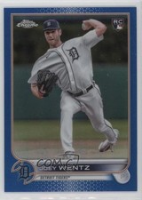 2022 Topps Chrome Update Blue Refractor 18/199 Joey Wentz #USC13 0fp5