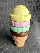 Leapfrog Scoop And Learn Ice Cream Cart Replacement Parts Cone  4 Scoops
