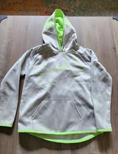 Under Armour Gray  Lime Green Girls Hoodie Size Youth L