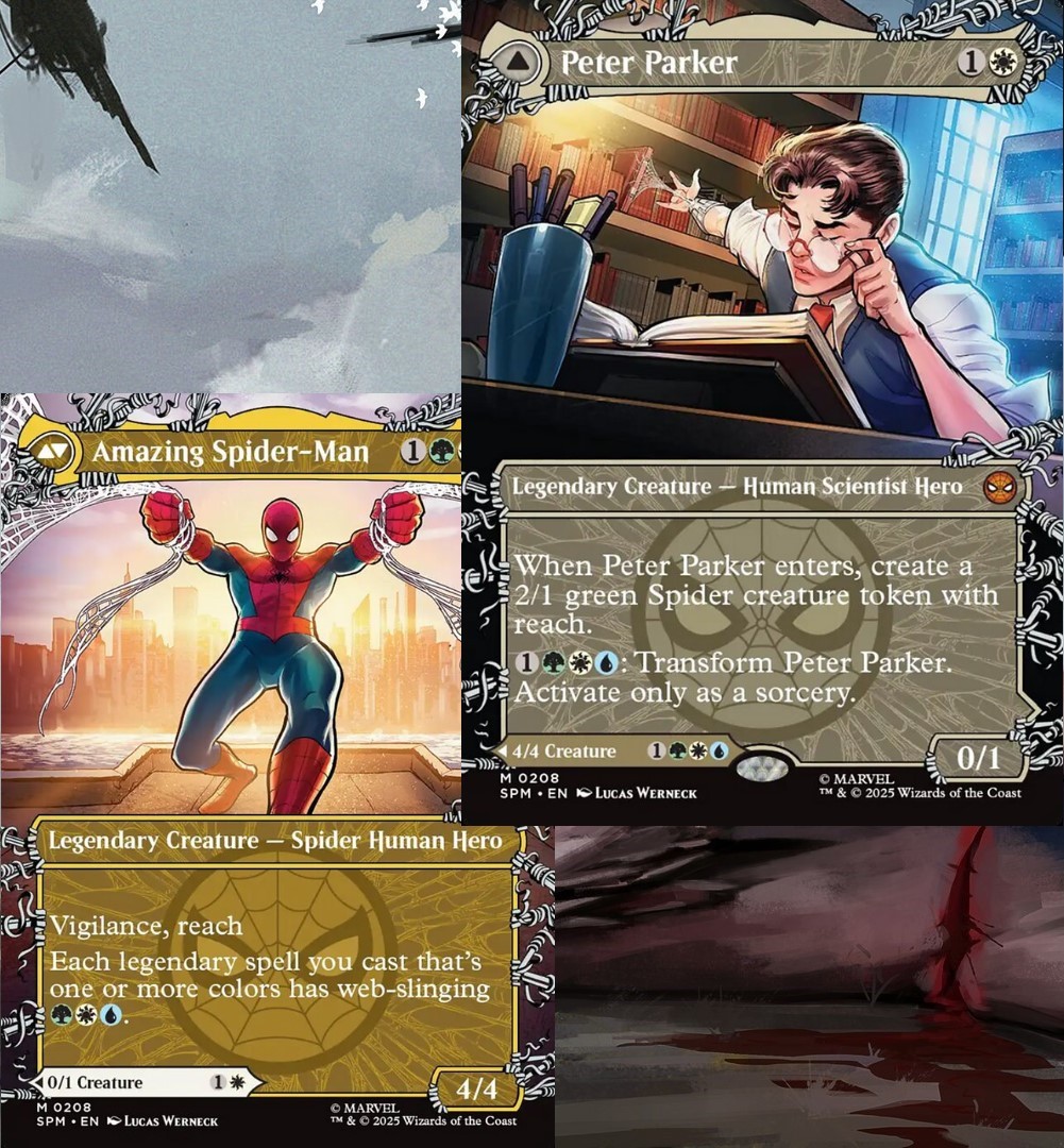 Peter Parker & Amazing Spider-Man Commander Deck Magic MTG Ready-to-Play  Hero