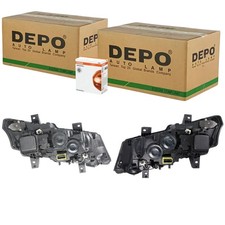 2x DEPO Scheinwerfer + OSRAM Glühlampen für S-WAY T-WAY X-WAY 07.19- VW AUDI BMW